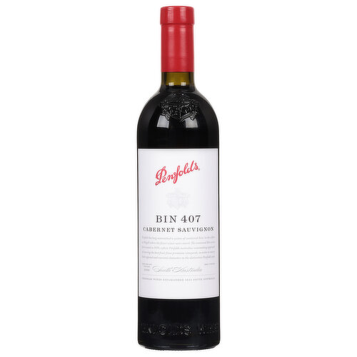 Penfolds Cabernet Sauvignon, Bin 407, South Australia