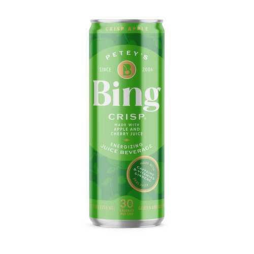 Bing Crisp Beverage, Made with Apple & Cherry Juice