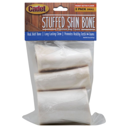 Cadet Shin Bone, Stuffed, Peanut Butter, Small