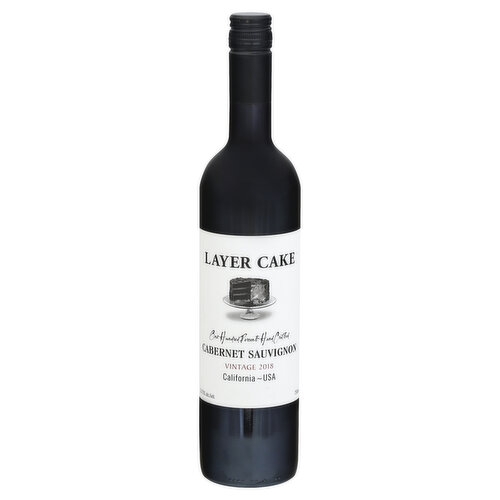 Layer Cake Cabernet Sauvignon, California USA, Vintage 2018