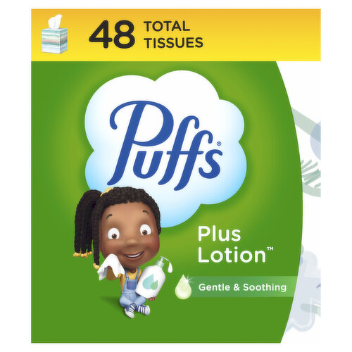 Puffs Plus Plus Lotion Facial Tissue