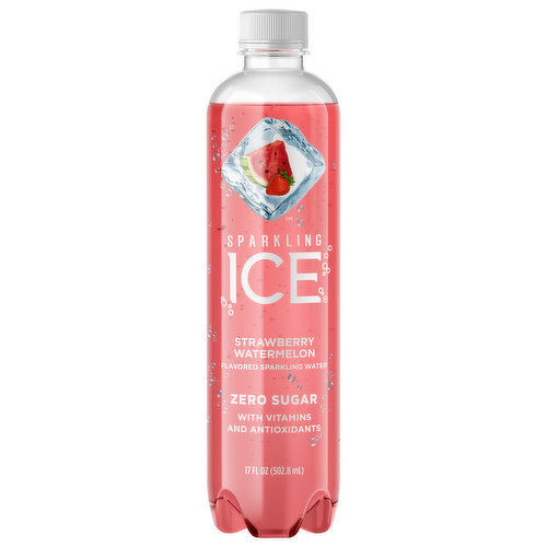 Sparkling Ice Sparkling Water, Zero Sugar, Strawberry Watermelon