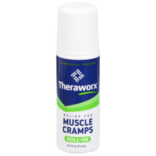 Theraworx Relief for Muscle Cramps, Roll-On