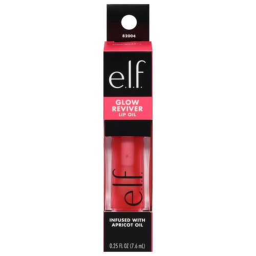 e.l.f. Lip Oil, Pink Quartz, Glow Reviver