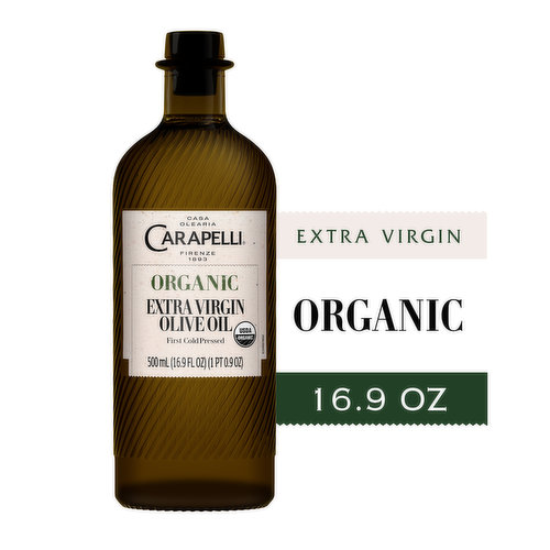 Carapelli Olive Oil, Organic, Extra Virgin