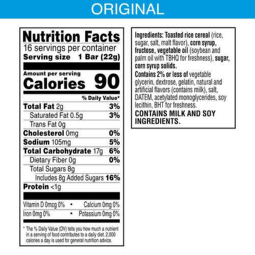 Rice Krispies Treats Crispy Marshmallow Squares, Original, Value Pack