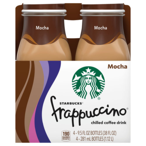 Starbucks Frappuccino Starbucks Frappuccino Chilled Coffee Drink Mocha 9.5 Fl Oz 4 Count Bottle