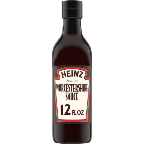 Heinz Worcestershire Sauce combines high quality ingredients and ages them to produce a rich, smooth flavor that works well as a main recipe ingredient. This multi purpose sauce has a distinctive flavor, developed from an old English recipe, making it a versatile sauce for seasoning, cooking and marinating. Contains 0 calories per serving and 0 grams of fat per serving, and it's great for those keeping Kosher. Give the bottle a quick shake before using this tangy, flavorful cooking sauce in a variety of recipes from steak marinade to Bloody Mary cocktails and Caesar salads. It's packaged in a 12 fluid ounce glass bottle of sauce for freshness.