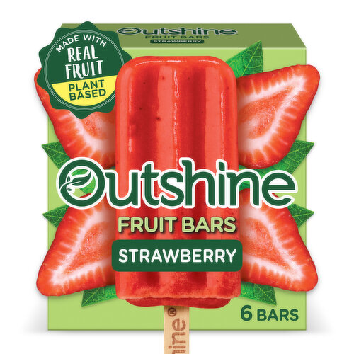 Outshine Outshine Strawberry Frozen Fruit Bars, 6 Count