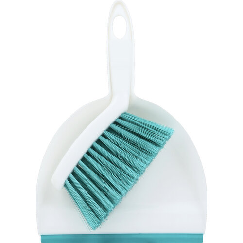 Oxo Compact Dustpan and Brush Set, White