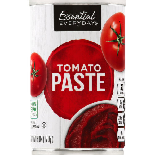 Per 2 Tbsp: 30 calories; 0 g sat fat (0% DV), 20 mg sodium (1% DV), 4 g total sugars. essentialeveryday.com. NON-BPA lining (Can liner not derived from bisphenol-A (BPA)). Steel. Please recycle. Product of USA.