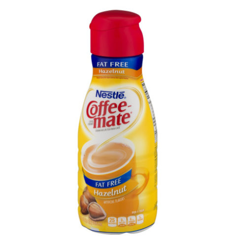 Coffee-Mate Fat Free Hazelnut Coffee Creamer