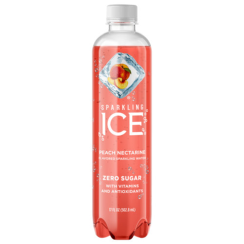 Sparkling Ice Sparkling Water, Zero Sugar, Peach Nectarine Flavored