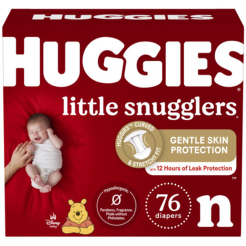 Huggies Little Snugglers Diapers, Disney Baby, N (Up to 10 lb)