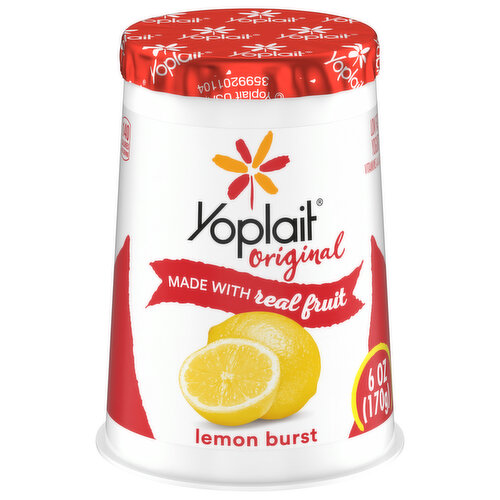 Yoplait Original Yogurt, Lowfat, Lemon Burst