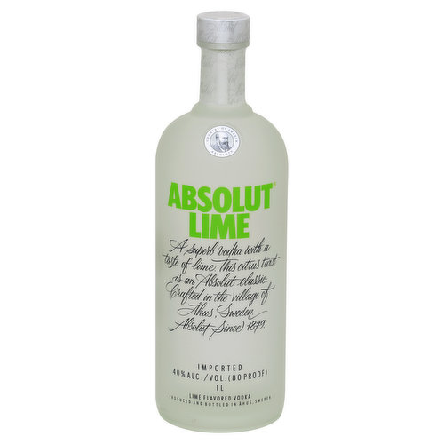 Absolut Vodka, Lime Flavored