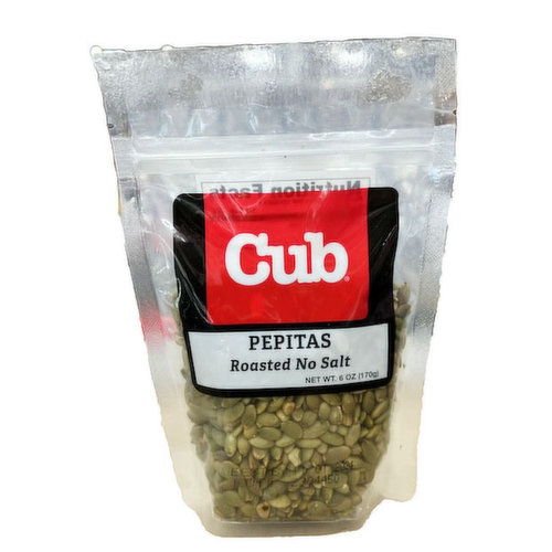 Cub Roasted Pepitas, No Salt