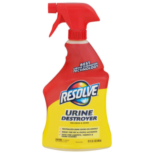 Resolve Urine Destroyer, for Stains & Odors