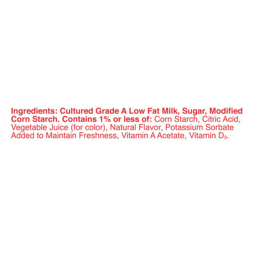 Yoplait Original Low Fat Smooth Style Strawberry Yogurt
