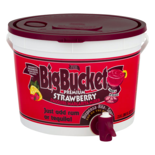 Big Bucket Daiquiri/Margarita Mixer, Premium, Strawberry