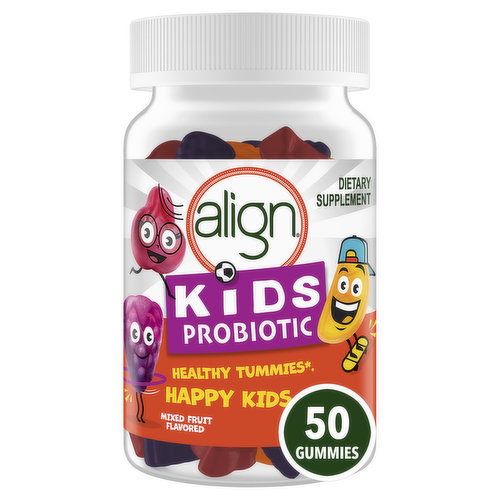 Align Kids Align Kids Probiotic + Prebiotic, Digestive Health for Kids, 50 Gummies