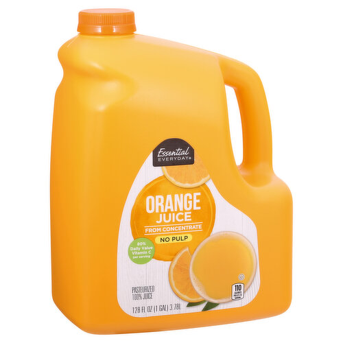 Essential Everyday Juice, Orange, No Pulp