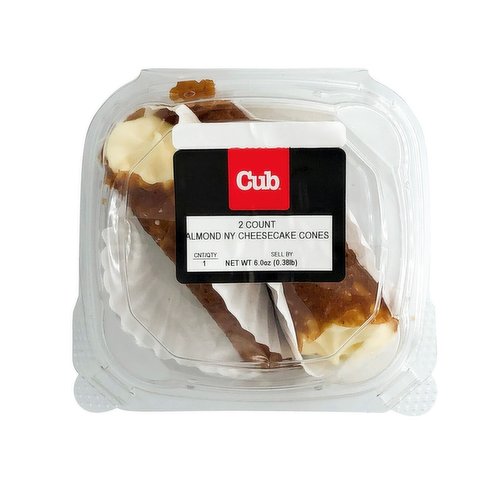 Cub Bakery Almond Cheesecake Cones 2 Count