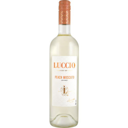 Luccio Peach Moscato Wine