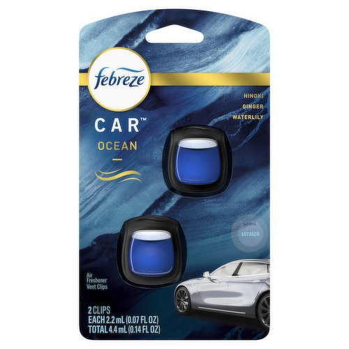 Febreze Clip-on Car Air Freshener Cotton Fresh 2 ml