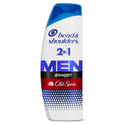 Head & Shoulders Men Mens 2 in 1 Dandruff Shampoo and Conditioner, Old Spice Swagger, 12.5 oz