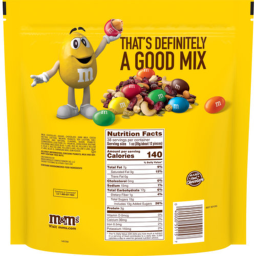 M&M's Chocolate Candies, Peanut, Party Size - 38.0 oz