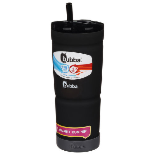 18oz Plastic Short Tumbler Black - Room Essentials™