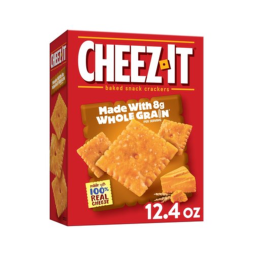 Cheez-It Cheese Crackers, Made with Whole Grain