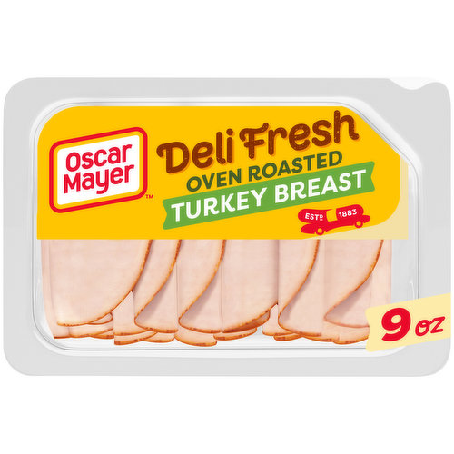 Oscar Mayer Deli Fresh Oven Roasted Turkey Breast Sliced Lunch Meat, for a Low Carb Lifestyle