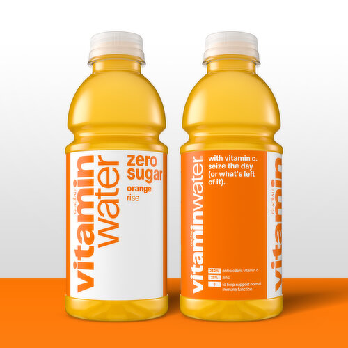 vitaminwater  Sugar Rise Orange Nutrient Enhanced Flavored Water Beverage
