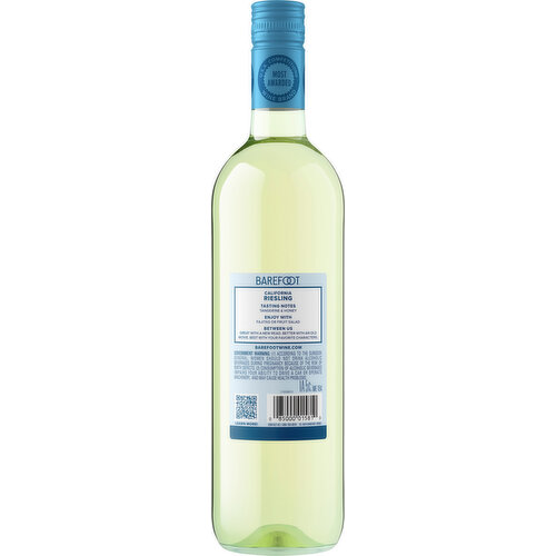 Barefoot Cellars Riesling White Wine 750ml  