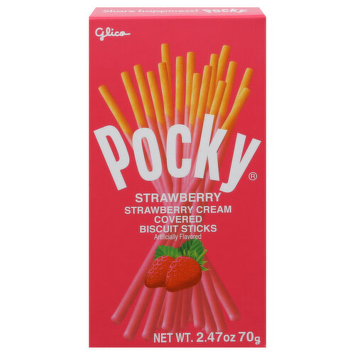 Pocky Biscuit Sticks, Strawberry