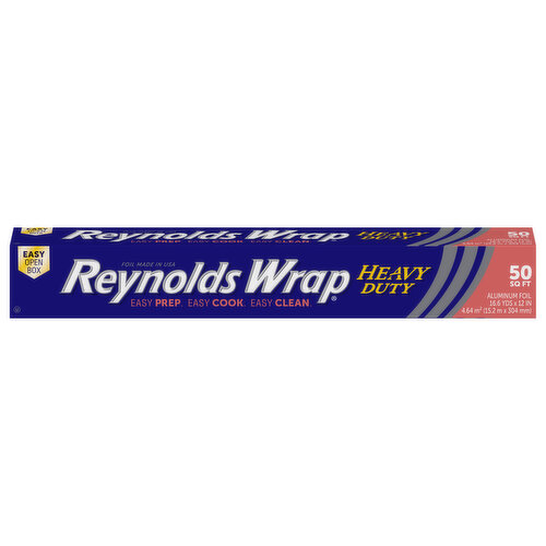 Reynolds Wrap Aluminum Foil, Heavy Duty, 50 Square Feet