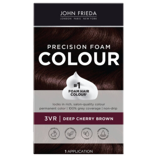 John Frieda Hair Colour, Precision Foam, Deep Cherry Brown 3VR