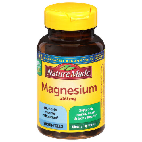 Nature Made Magensium, 250 mg, Softgels