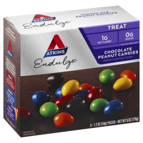 Atkins Endulge Candies, Chocolate Peanut