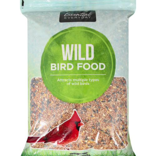 Wild bird seed. Attract multiple types of wild birds. Great Products: At a price you'll love - that's essential everyday. Bird Seed Preference Chart: Chickadee: Favorite Choice (Black Oil sunflower), Liked (Thistle (nyler)), Liked (Peanuts), Liked (Striped Sunflower), Liked (Sun Flower Kernels), Liked (Safflower); Mourning Dove: Liked (Black Oil sunflower), Liked (Thistle (nyler)), Liked (Peanuts), Liked (Sun Flower Kernels), Liked (Cracked Corn), Liked (Safflower), Favorite Choice (Millet), Liked (Milo); Cardinal: Favorite Choice (Black Oil sunflower), Liked (Peanuts), Favorite Choice (Striped Sunflower), Liked (Sun Flower Kernels), Liked (Cracked Corn), Favorite Choice (Safflower), Liked (Millet), Liked (Milo); Goldfinch: Liked (Black Oil sunflower), Favorite Choice (Thistle (Nyler)), Liked (Sun Flower Kernels); House Finch: Favorite Choice (Black Oil Sunflower), Favorite Choice (Thistle (nyler)), Liked (Sun Flower Kernels), Liked (Safflower); Purple Finch: Favorite Choice (Black Oil sunflower), Favorite Choice (Thistle (Nyler)), Liked (Sun Flower Kernels), Liked (Cracked Corn), Liked (Safflower), Liked (Millet): Rock Dove: Liked (Black Oil sunflower), Liked (Peanuts), Liked (Sun Flower Kernels), Liked (Cracked Corn), Favorite Choice (Millet); Evening Grosbeak: Favorite Choice (Black Oil Sunflower), Liked (Striped Sunflower), Liked (Sun Flower Kernels); Steller's Jay: Liked (Black Oil Sunflower), Liked (Peanuts), Favorite Choice (Striped Sunflower), Liked (Sun Flower Kernels), Liked (Cracked Corn), Liked (Safflower), Liked (Millet), Liked (Milo); Blue Jay: Liked (Black Oil Sunflower), Favorite Choice (Peanuts), Liked (Striped Sunflower), Liked (Sun Flower Kernels), Liked (Cracked Corn), Liked (Safflower), Liked (Millet), Liked (Milo); Dark-Eyed Junco: Liked (Black Oil Sunflower), Liked (Thistle (Nyler)), Liked (Peanuts), Liked (Sun Flower Kernels), Liked (Cracked Corn), Liked (Safflower), Favorite Choice (Millet), Liked (Milo); White-Breasted Nuthatch: Favorite Choice (Black Oil Sunflower), Liked (Peanuts), Liked (Striped Sunflower), Liked (Safflower); Pine Siskin: Liked (Black Oil Sunflower), Favorite Choice (Thistle (Nyler)), Favorite Choice (Sun Flower Kernels); Redpoll: Liked (Black Oil sunflower), Favorite Choice (Thistle (Nyler)), Favorite Choice (Sun Flower Kernels): Red-Winged Blackbird: Liked (Black Oil Sunflower), Liked (Peanuts), Liked (Striped Sunflower), Liked (Sun Flower Kernels), Liked (Cracked Corn), Liked (Millet), Liked (Milo); House Sparrow: Liked (Black Oil Sunflower), Liked (Peanuts), Liked (Striped Sunflower), Liked (Sun Flower Kernels), Liked (Cracked Corn), Favorite Choice (Millet), Liked (Milo); Tree Sparrow: Liked (Cracked Corn), Favorite Choice (Millet), Liked (Milo); White-Crowned Sparrow: Favorite Choice (Black Oil sunflower), Favorite Choice (Sun Flower Kernels), Liked (Cracked Corn), Liked (Millet), Liked (Milo); White-Throated Sparrow: Favorite Choice (Black Oil Sunflower), Liked (Sun Flower Kernels), Liked (Cracked Corn), Liked (Millet), Liked (Milo); Tufted Titmouse: Liked (Black Oil sunflower), Liked (Thistle (nyler)), Favorite Choice (Peanuts), Favorite Choice (Striped Sunflower), Liked (Sun Flower Kernels), Liked (Safflower); Spotted Towhee: Liked (Black Oil Sunflower), Liked (Peanuts), Liked (Sun Flower Kernels), Liked (Cracked Corn), Favorite Choice (Millet), Liked (Milo); Varied Thrush: Liked (Sun Flower Kernels); Woodpeckers: Liked (Black Oil Sunflower), Favorite Choice (Peanuts), Liked (Striped Sunflower), Liked (Sun Flower Kernels), Liked (Cracked Corn), Liked (Safflower). 100% quality guarantee. Like it or let us make it right. That’s our quality promise. 855-423-2630, essentialeveryday.com. Our goal is to provide the products your family wants, at a substantial savings versus comparable brands. We're so confident that you'll love essential everyday, we stand behind our products with a 100% satisfaction guarantee. essentialeveryday.com.