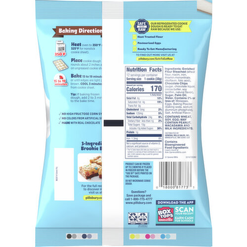 Pillsbury Chocolate Chip Cookie Dough