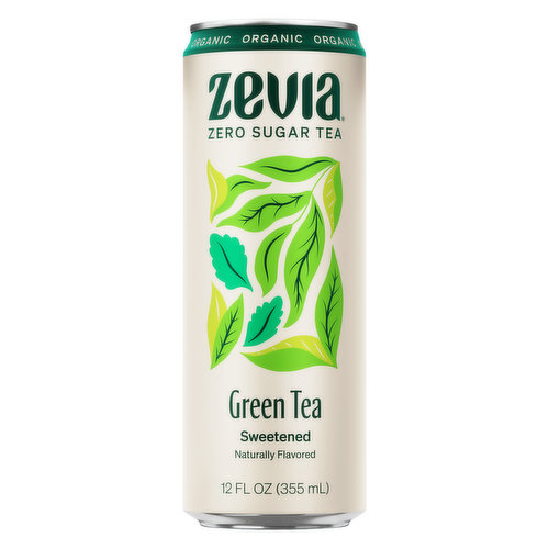 Zevia Grean Tea, Organic, Sweetened