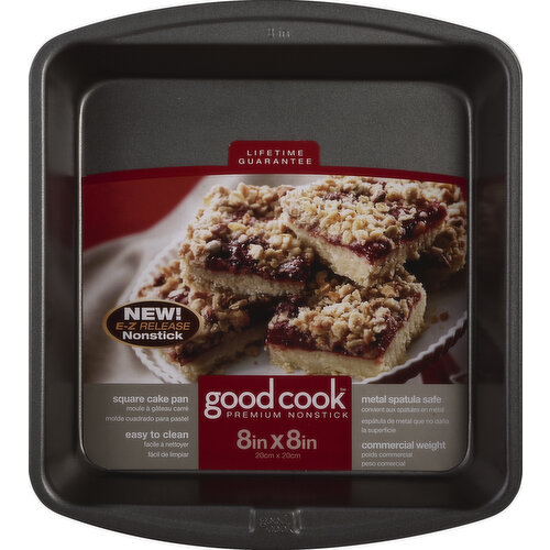 Good Cook 8 Inch x 8 Inch Square Cake Pan