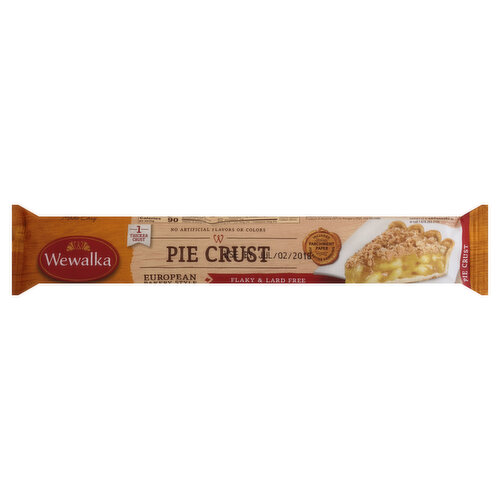 Wewalka Pie Crust, Flaky & Lard Free