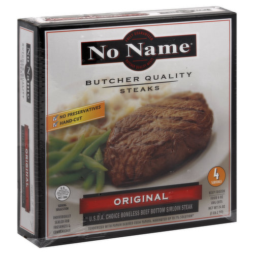 No Name Steaks, Butcher Quality, Original