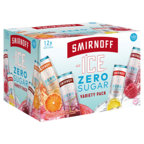 Smirnoff Smirnoff Ice Zero Sugar Original, 12 fl oz, 6 Pack Cans, 4.5