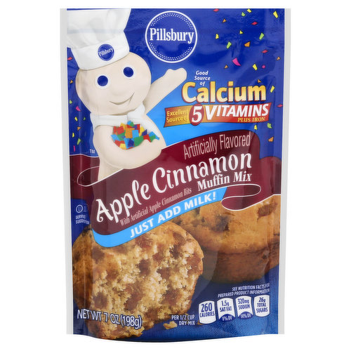 Pillsbury Muffin Mix, Apple Cinnamon