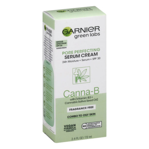 Garnier Serum Cream, Pore Perfecting, Broad Spectrum SPF 30